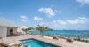 Private pool deck at a luxury St Barts villa rental with panoramic Caribbean Sea view