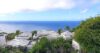 Hillside St Barts villa rooftops with panoramic view of the Caribbean Sea
