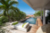 Relaxing jacuzzi tub surrounded by a tranquil setting
