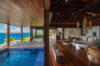 Infinity pool under the terrace with stunning panoramic views.