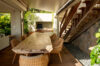 Scenic terrace offering stunning views and a cozy outdoor living space.