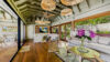 Spacious open-plan living room at a St Barts villa blending comfort with sweeping ocean views.