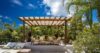 Panoramic Caribbean Sea view from a luxury St Barts villa terrace