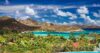 Infinity pool at a St Barts villa overlooking the Caribbean Sea
