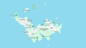 St. Barts Map