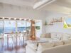 Bright open-plan living room and dining area with ocean views at a luxury St Barts villa rental