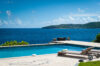pool overlooking the Caribbean Sea at Villa Plumbago, Colombier, vacation rentals St Barts.